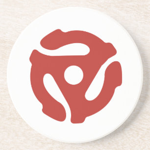 45 RPM Vinyl Record Adapter Audiophile Coaster
