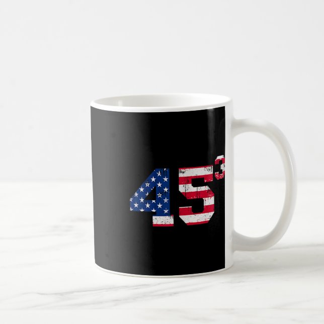 45³ Trump 2028 45 Cubed Third Term President Ameri Coffee Mug (Right)