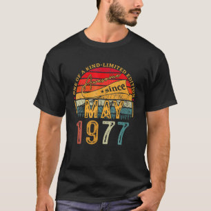 45 Year Old Awesome Since May 1977 Gifts 45Th Birt T-Shirt