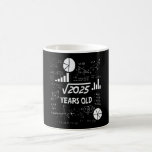 45 Year Old Bday Math Teacher 45th Birthday Gift Coffee Mug<br><div class="desc">Celebrate birthdays with a clever twist! This funny math design uses equations and square roots to reveal the age, making it the perfect choice for math lovers, teachers, students, and geeks who enjoy a good nerdy joke. Great for milestone birthdays, classroom celebrations, or anyone who appreciates clever humour mixed with...</div>