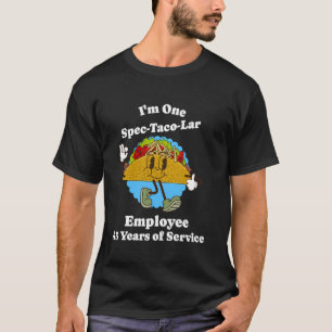 45 Years of Service Taco 45th Employee Work Annive T-Shirt