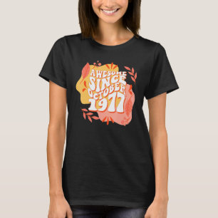45 Years Old 45th Birthday Awesome Since October 1 T-Shirt