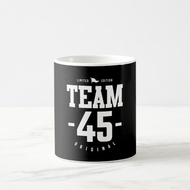 45 Years Old - 45th Birthday Funny Gift Coffee Mug (Center)