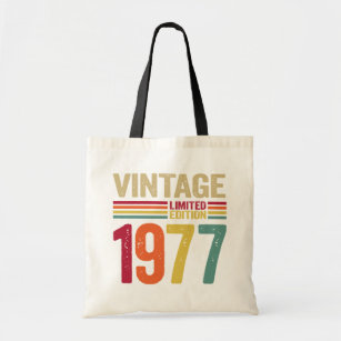 45 Years Old Gifts Vintage 1977 45th Birthday gift Tote Bag