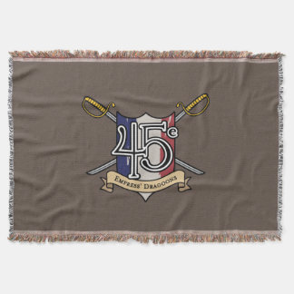45e Empress Dragoons Throw Blanket