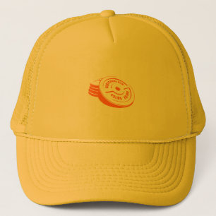 45lbs Plate Gym Warrior - Realistic Weight Plate Trucker Hat