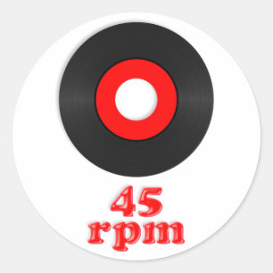 45rpm Sticker