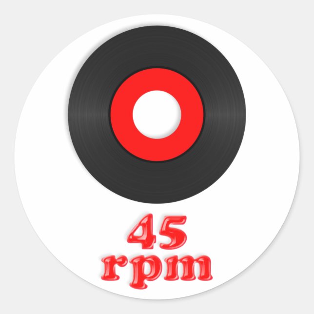 45rpm Sticker (Front)