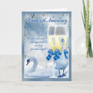 45th Anniversary - Sapphire Anniversary Card