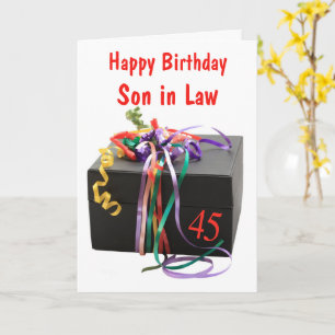 45th Birthday Customisable Card