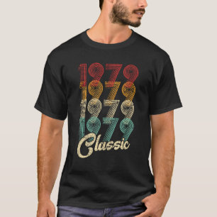 45th Birthday Gift Classic 1979 45 Years Old T-Shirt