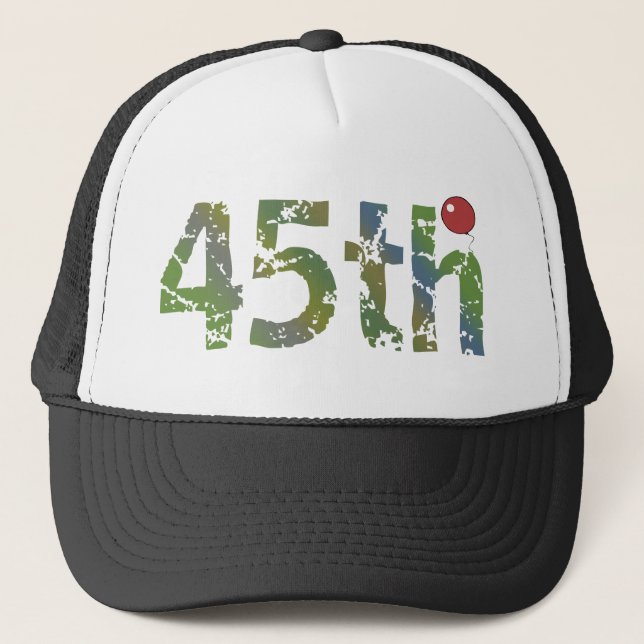 45th Birthday Hat Gift (Front)