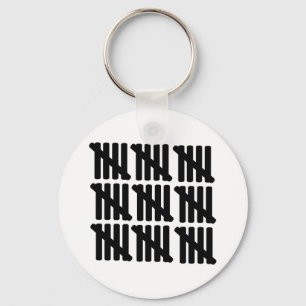 45th birthday key ring