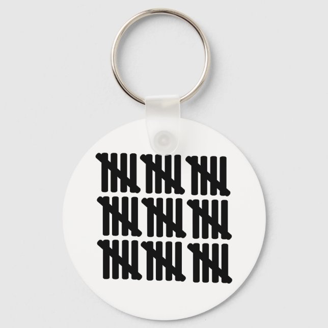 45th birthday key ring (Front)