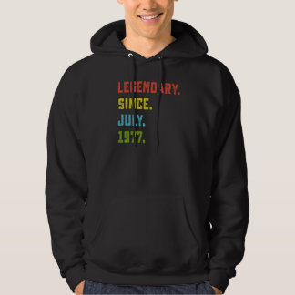 45th Birthday  Legendary Since July 1977 45 Years  Hoodie