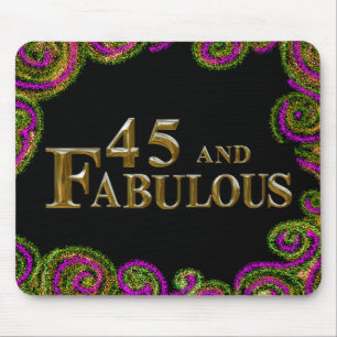 45th Birthday  Mouse Pad