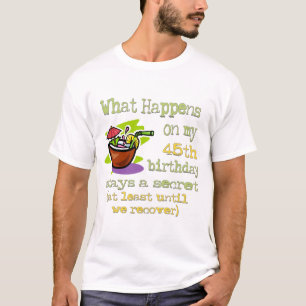 45th Birthday Party Gifts T-Shirt