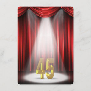 45th Birthday Party Invitation
