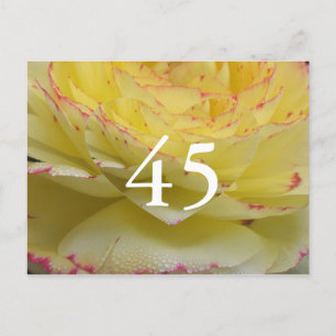45th Birthday Postcard