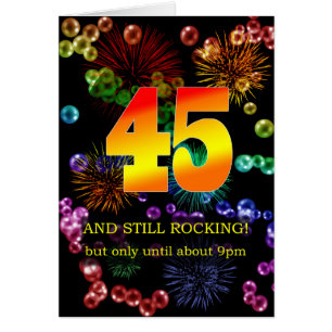 45th Birthday Still Rocking