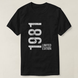 45th Birthday Vintage 1981 Limited Edition 45 Year T-Shirt