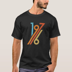 45th Birthday Vintage Retro 70s Style 1976 T-Shirt