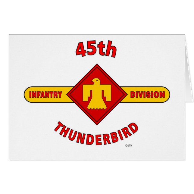 45TH INFANTRY DIVISION "THUNDEBIRD" (Front Horizontal)