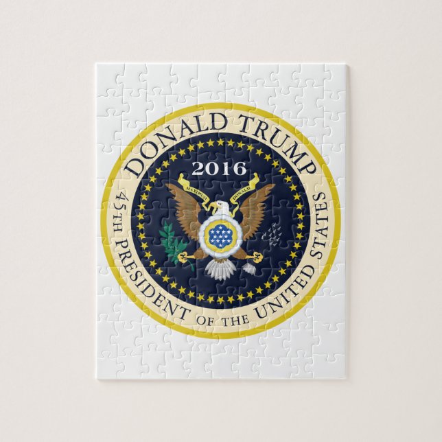 45th President of the United States Jigsaw Puzzle (Vertical)