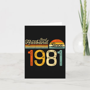 45th Wedding Anniversary Husband Since Artwork Card