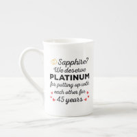 45th Wedding Anniversary I - Sapphire Funny Couple