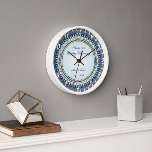 45th Wedding Anniversary Wall Clock