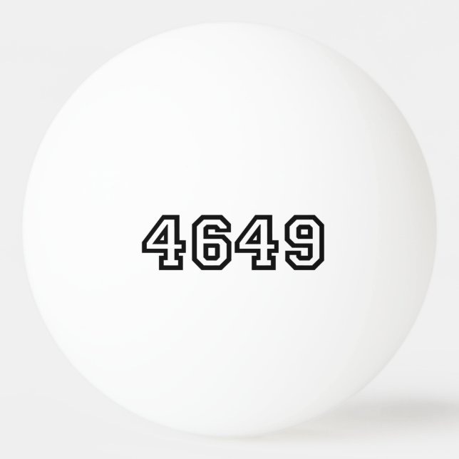4649 Japanese Slang Yoroshiku Ping Pong Ball (Front)
