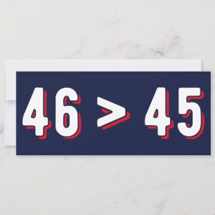 46 > 45 - Trump Lost Biden Won II Invitation