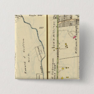 46-47 White Plains, Scarsdale 15 Cm Square Badge