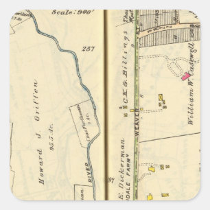 46-47 White Plains, Scarsdale Square Sticker