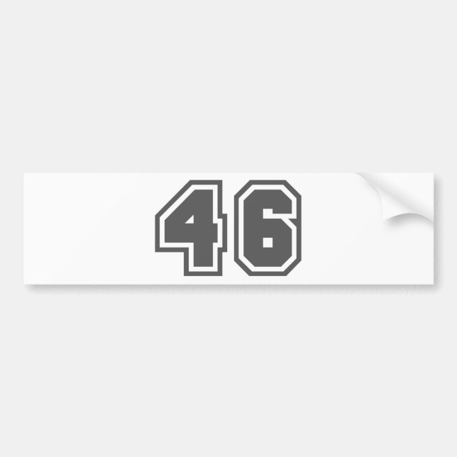 46 BUMPER STICKER (Front)