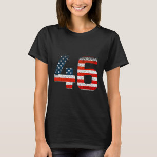 46 Joe Biden 46th President 2020 American Flag T-Shirt