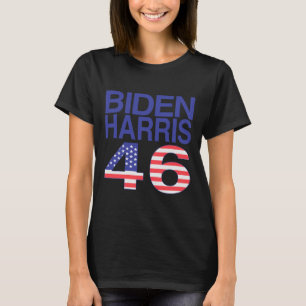 46 Usa Flag - Biden Harris 46th President - Patrio T-Shirt