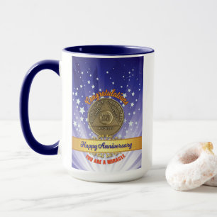 46 Year Recovery Coin Anniversary You're A Miracle Mug