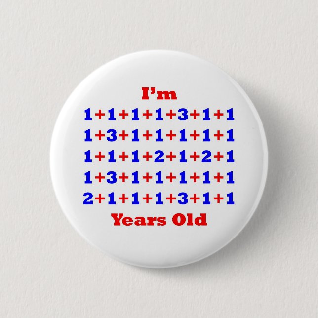 46 Years old! 6 Cm Round Badge (Front)