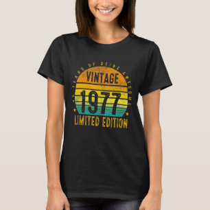46 Years Old Vintage 1977 46th Birthday T-Shirt