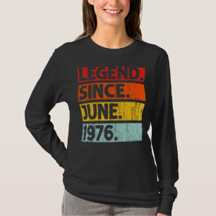 46th Birthday Legend Since June 1976 46 Years Old T-Shirt