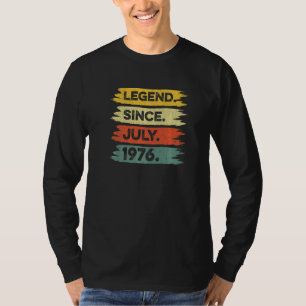46th Birthday Retro Vintage Legend Since July 1976 T-Shirt