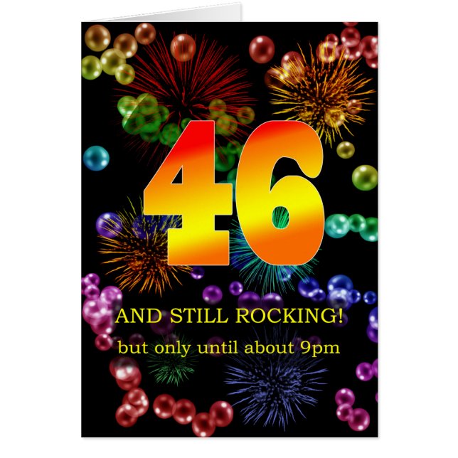 46th Birthday Still Rocking (Front)