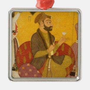 47.110/359 Gosain Narayan takes poison in the pres Metal Ornament
