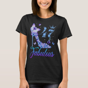 47 And Fabulous Diamond High Heels Happy 47th Birt T-Shirt