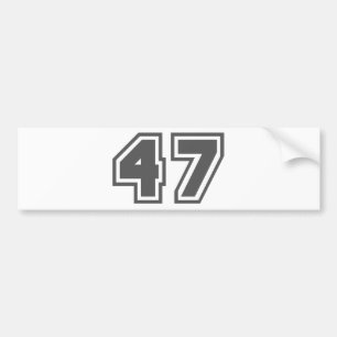 47 BUMPER STICKER
