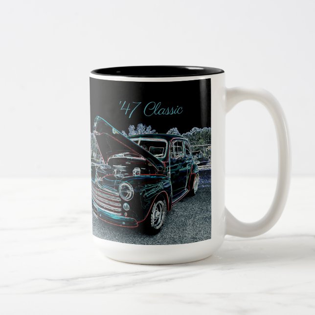 '47 Classic Automobile Two-Tone Coffee Mug (Right)