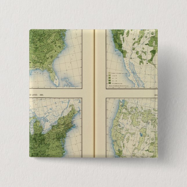 47 Corn 1890 15 Cm Square Badge (Front)