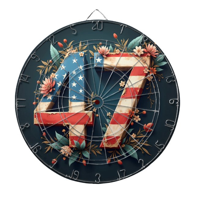 47 Donald Trump  Dartboard (Front)
